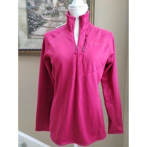Pink Patagonia Women's R1 Quarter zip Fleece Pullover size small